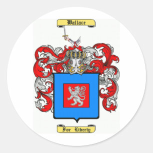 Wallace (irish) classic round sticker