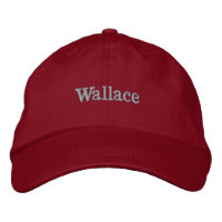 "Wallace" Mens Name Embroidered,