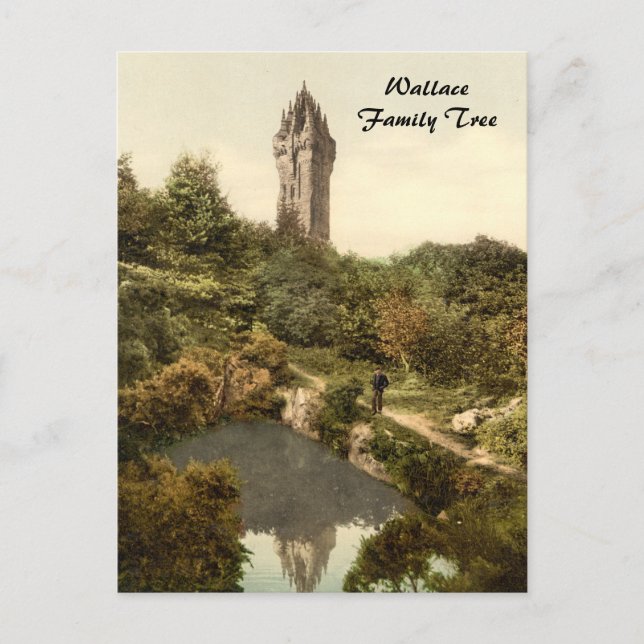 Wallace Monument, Stirling, Scotland Postcard (Front)