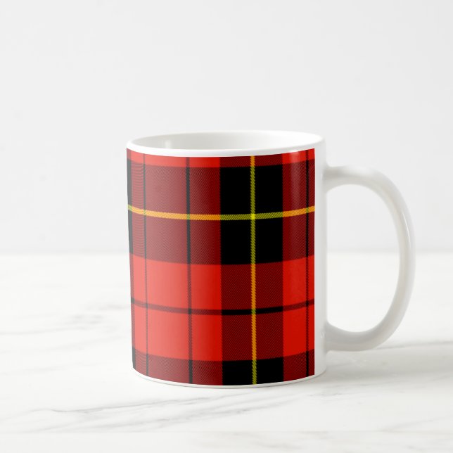 Wallace Scottish Tartan Coffee Mug (Right)