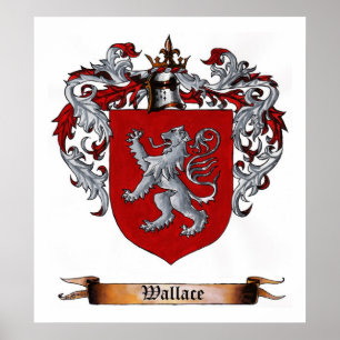 Wallace Shield of Arms Poster
