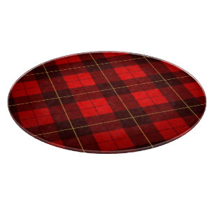 Wallace tartan background cutting board