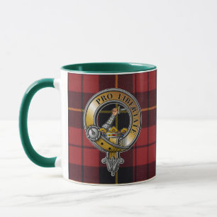 Wallace Tartan & Badge Mug