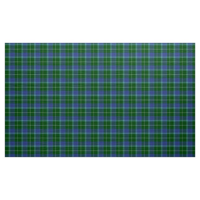 Wallace Tartan Blue Green Plaid Fabric (Yard)