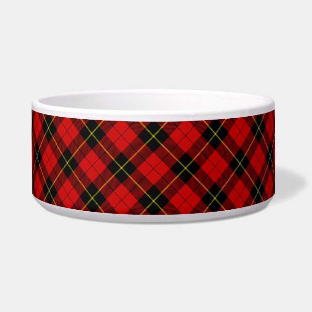 Wallace tartan red black plaid (Front)