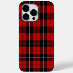 Wallace tartan red black plaid Case-Mate iPhone 14 pro max case