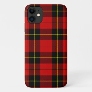 Wallace tartan red black plaid iPhone 11 case