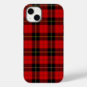 Wallace tartan red black plaid Case-Mate iPhone 14 plus case
