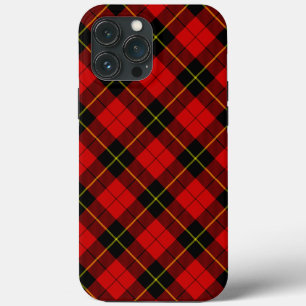 Wallace tartan red black plaid iPhone 13 pro max case