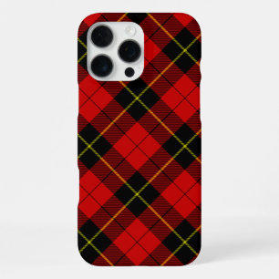 Wallace tartan red black plaid iPhone 16 pro max case
