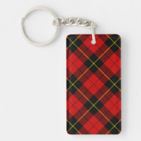 Wallace tartan red black plaid