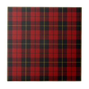 Wallace Tartan Scottish Clan Plaid Ceramic Tile