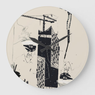 Wallclock: Elbphilharmonie Hamburg Germany Large Clock