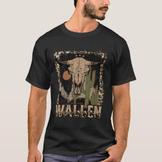 Wallen Western Wallen Bullhead Cow Wallen T-Shirt