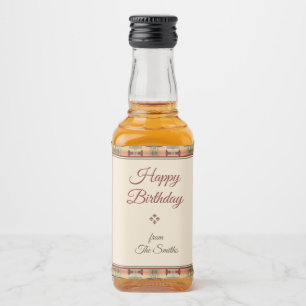 Waller Pattern   Liquor Bottle Label