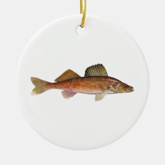 Walleye Ceramic Ornament