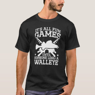 Walleye Fish Freshwater Fisherman Fishing Angling T-Shirt
