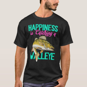 Walleye Fish Freshwater Fishing Men Women Kids T-Shirt