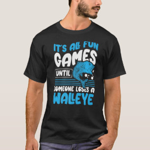 Walleye Fisherman Fishing Freshwater Fish Angling T-Shirt