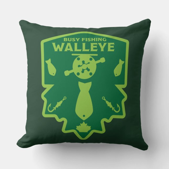 Walleye Fishing Canada Cushion (Front)