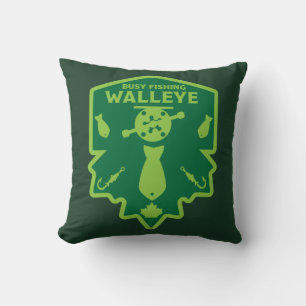 Walleye Fishing Canada Cushion