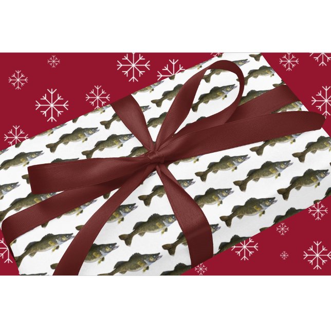 Walleye Fishing Cool Sports Men's Fish Wrapping Paper (Creator Uploaded)