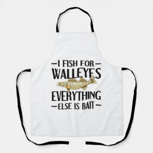 Walleye Fishing Lover Angler Walleye Fisherman Apron