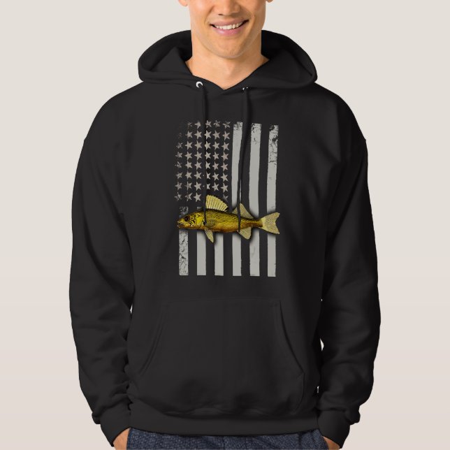 Walleye Fishing Usa 1 Hoodie (Front)