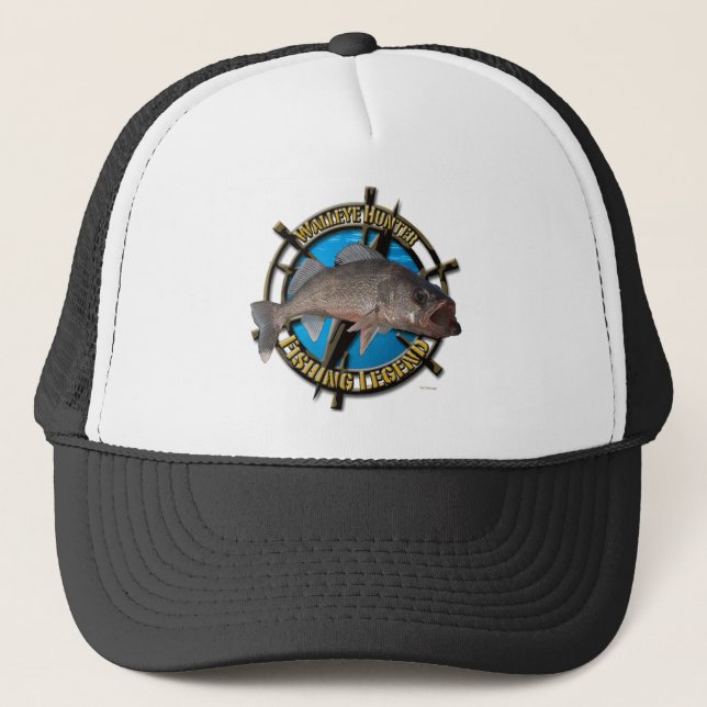 Walleye hunter trucker hat (Front)