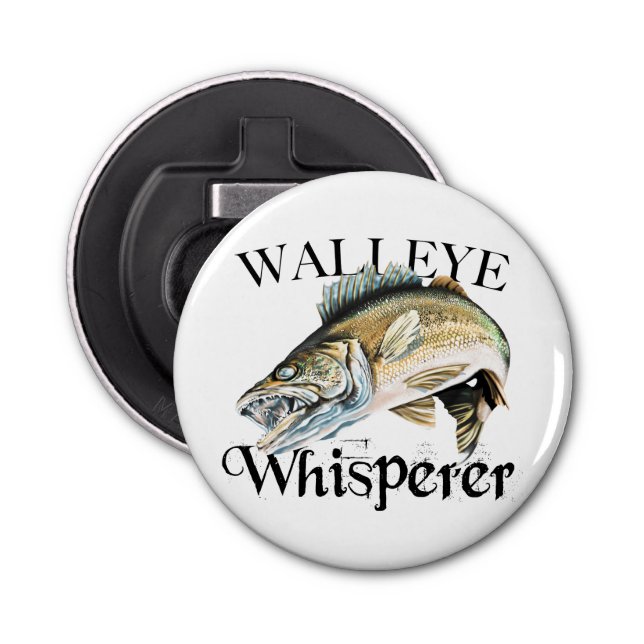 Walleye Whisperer Bottle Opener (Front)