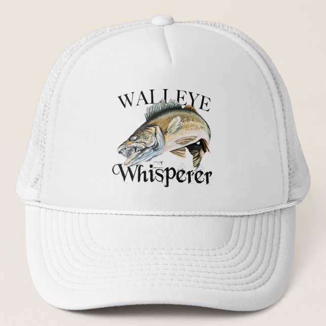 Walleye Whisperer Fishing Cap (Front)