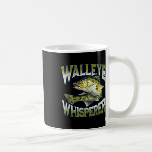 Walleye Whisperer Graphic Fishing Apparel Gift Fis Coffee Mug