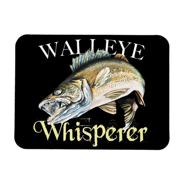 Walleye Whisperer Magnet (Horizontal)