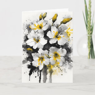 Wallflower - Watercolor flowers Card