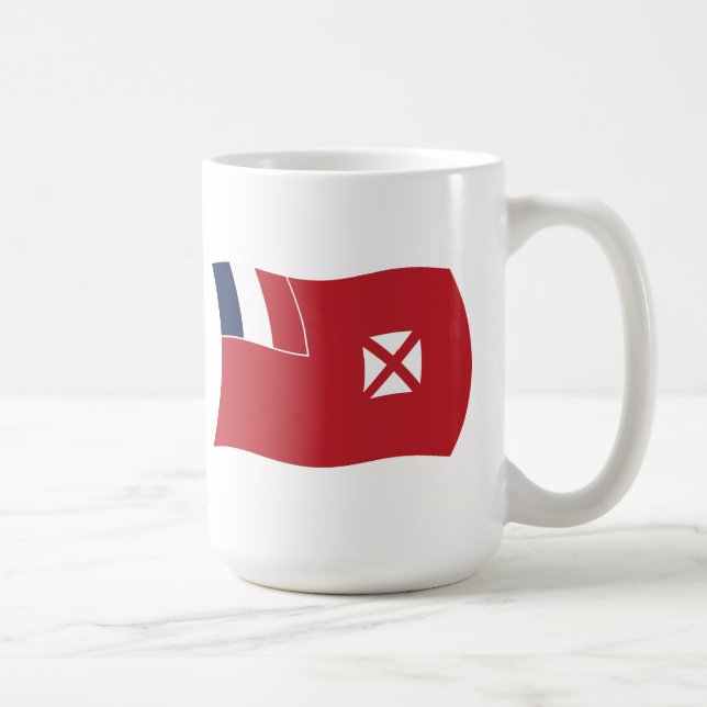 Wallis And Futuna Flag Mug (Right)