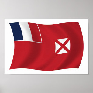 Wallis And Futuna Flag Poster Print