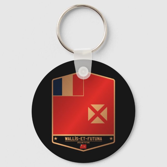Wallis and Futuna Key Ring (Front)