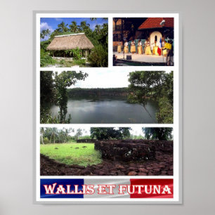 Wallis and Futuna - Mosaic - Poster