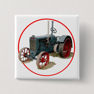 Wallis Tractor 15 Cm Square Badge