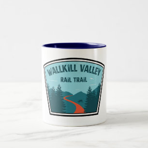 Wallkill Valley Rail Trail Two-Tone Coffee Mug