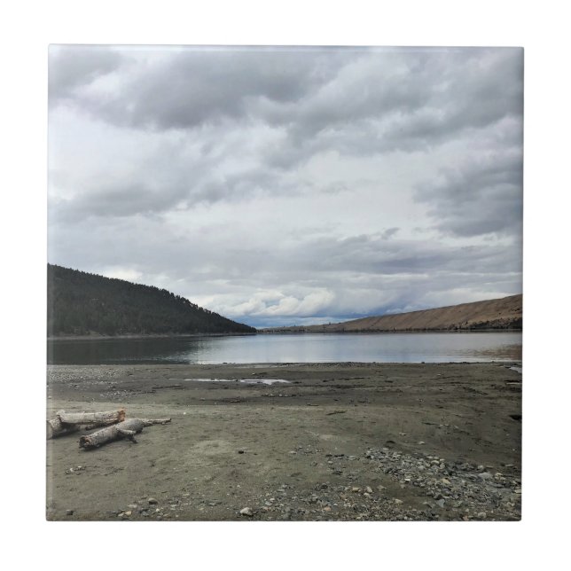 Wallowa Lake, Oregon Ceramic Tile (Front)
