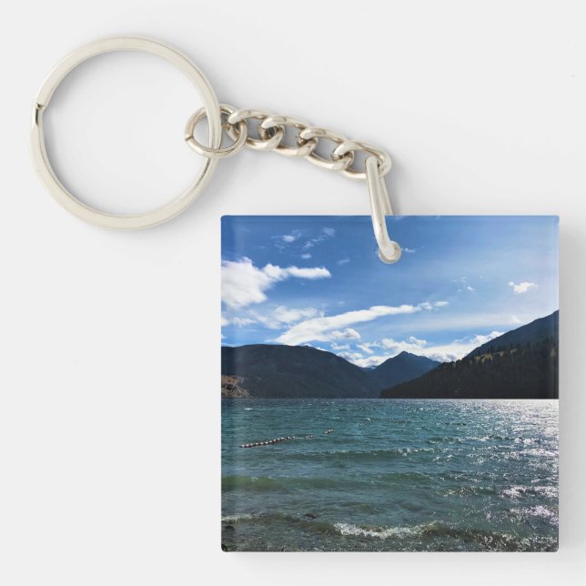 Wallowa Lake, Oregon Key Ring (Front)
