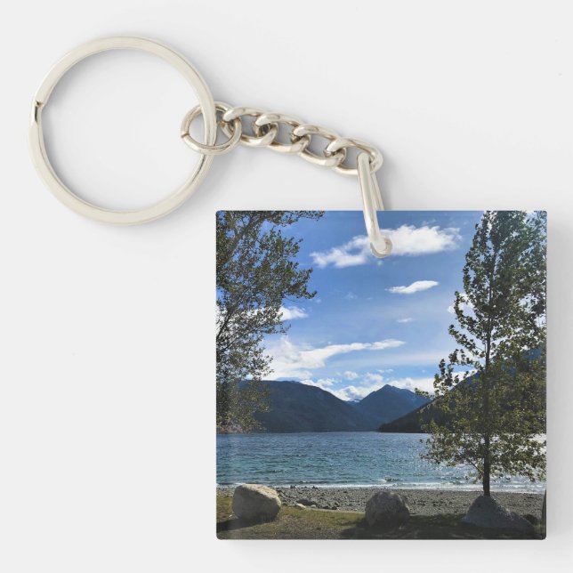 Wallowa Lake, Oregon Key Ring (Front)