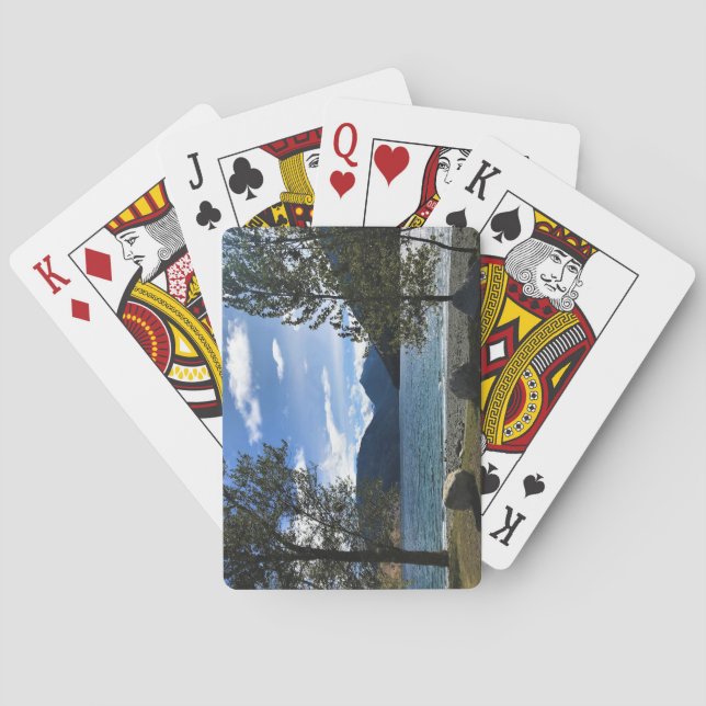 Wallowa Lake, Oregon Playing Cards (Back)