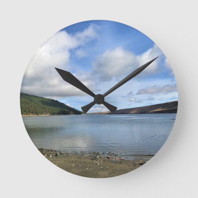 Wallowa Lake Round Clock (Front)