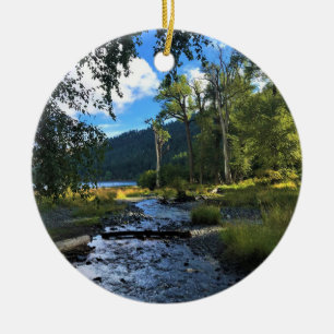 Wallowa Lake State Park, OR Ceramic Ornament