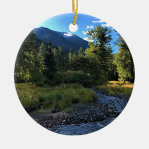 Wallowa Lake State Park, OR Ceramic Ornament
