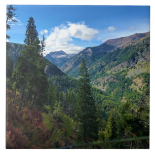Wallowa Mountains, OR Ceramic Tile