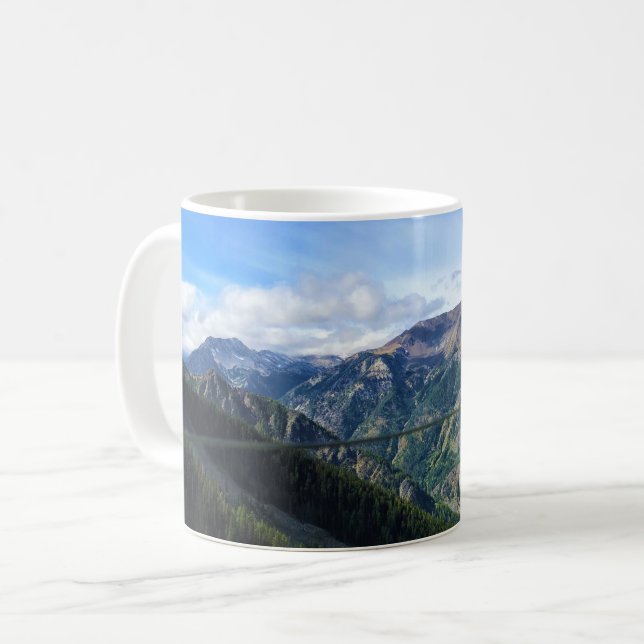 Wallowa Mountains, OR Coffee Mug (Front Left)