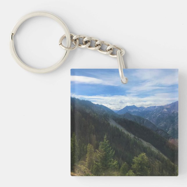 Wallowa Mountains, OR Key Ring (Front)
